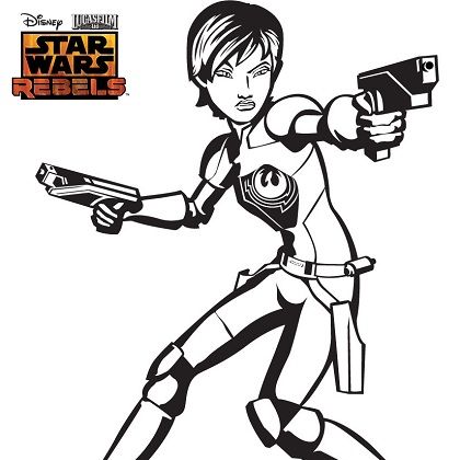420x420 Star Wars Rebels Sabine Coloring Pages