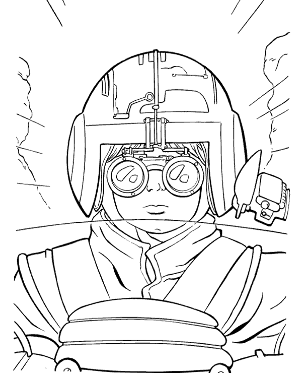 600x740 Star Wars X Wing Pilot Coloring Page To Print Or Download For Free