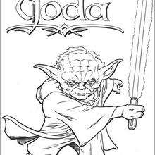 220x220 Luke Training With Yoda Coloring Pages
