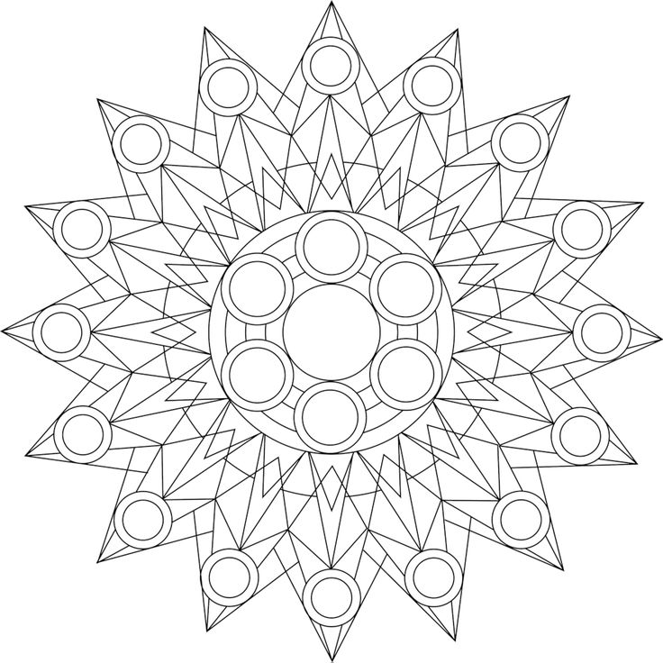 Starburst Coloring Pages