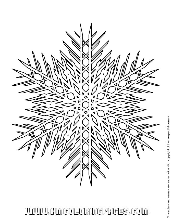 670x867 75 Best Icolor Snowflakes Images On Coloring Books