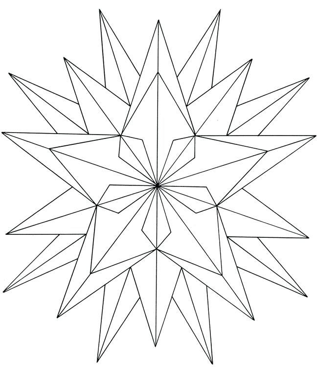 650x750 Also Nine Star Is Cool And Nice Coloring Page Large Printable Gold