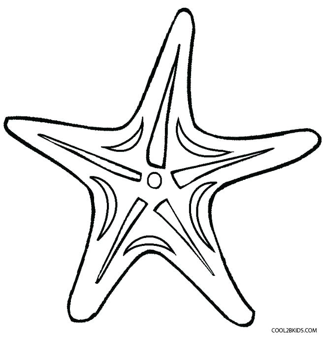 660x688 Starfish Coloring Pages Star Fish Coloring Page Starfish Coloring