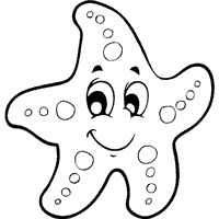 200x200 Star Fish Coloring Fish And Pre School