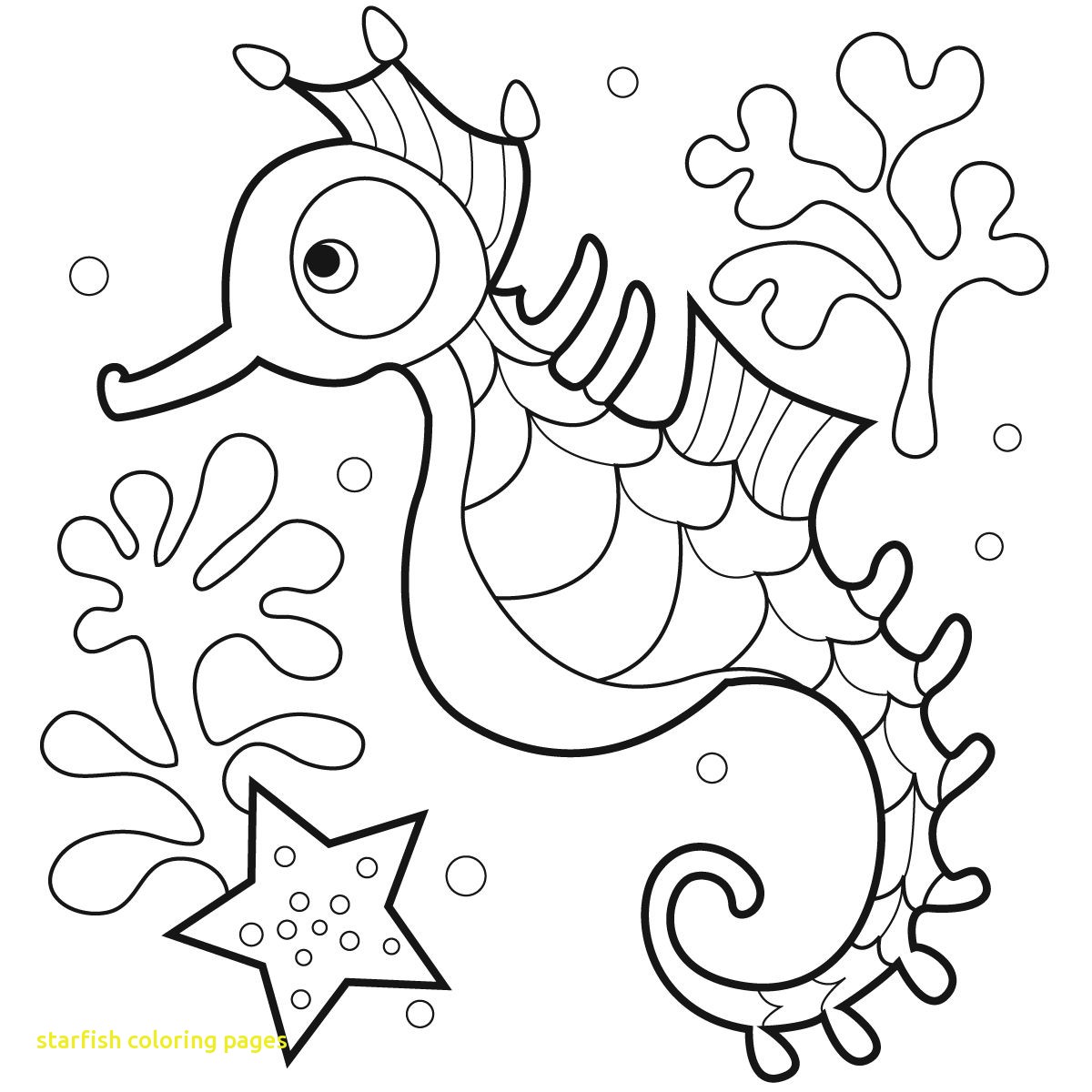 1200x1200 Free Printable Starfish Coloring Pages For Kids