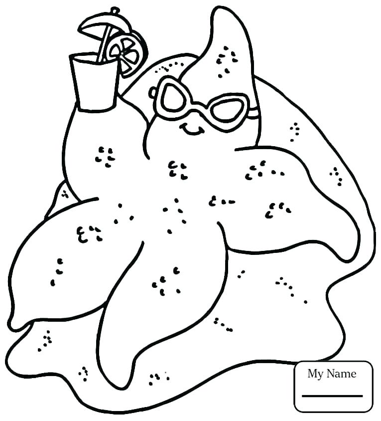 765x844 Starfish Coloring Pages Kids Coloring Pages Pages Free Printable