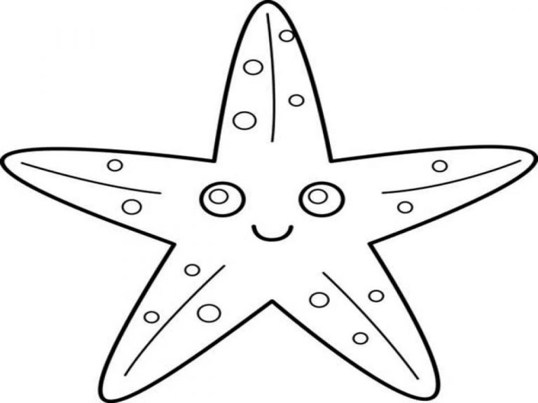 768x576 Starfish Coloring Pages Starfish Coloring Pages Printable