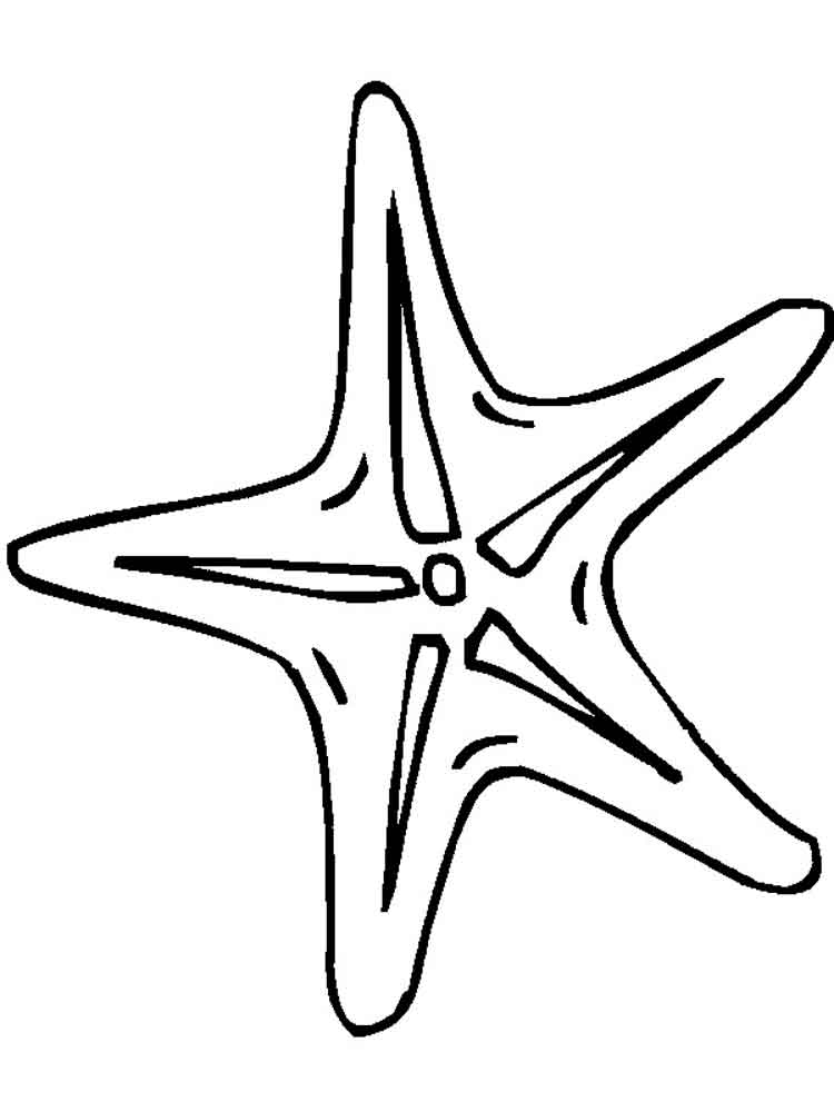 750x1000 Starfish Coloring Pages. Download And Print Starfish Coloring Pages.