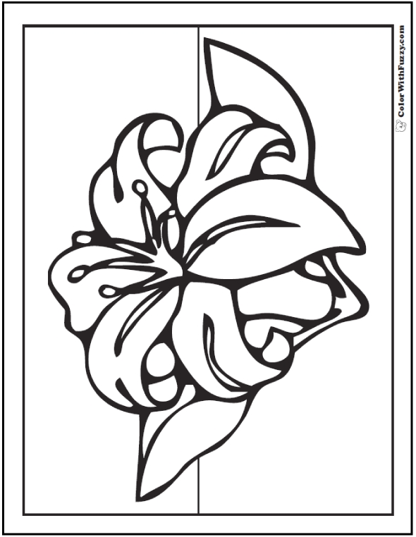 590x762 20 Lily Coloring Pages Printable Free Coloring Pages