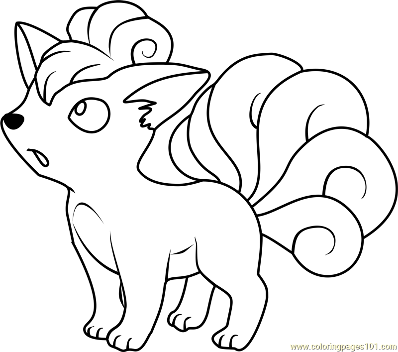 800x707 Pokemon Coloring Pages Vulpix Weekly Printable In Sweet Pict