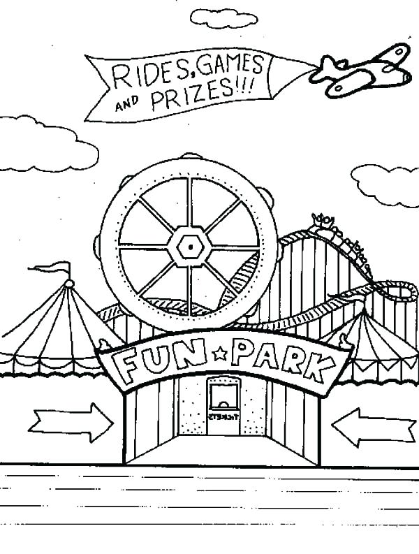 600x793 Fair Coloring Pages Download Large Image State Fair Coloring