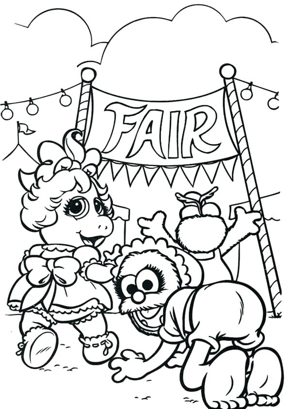 600x842 Fair Coloring Pages Fair Coloring Pages County Fair Coloring Pages