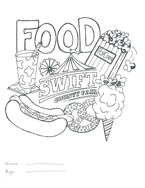 618x800 Fair Coloring Pages