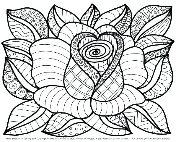 596x480 Flower Coloring Pages Printable Free Coloring Pages With Flowers