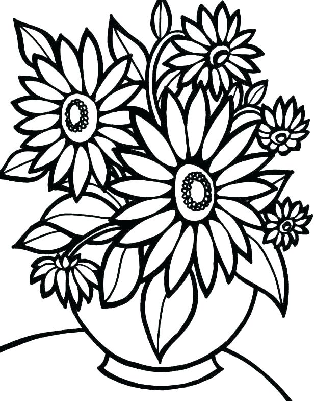 618x785 Flower Coloring Pages Printable State Flower Coloring Pages Free