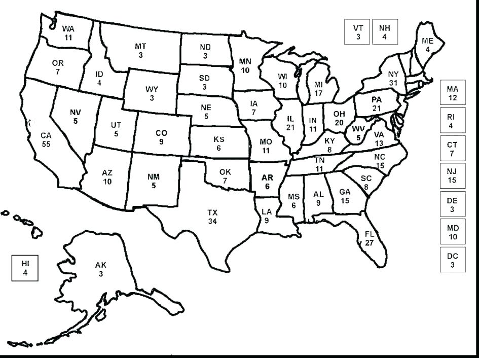 945x706 Labeled United States Map Coloring Page Colorful Us Puzzle Flag