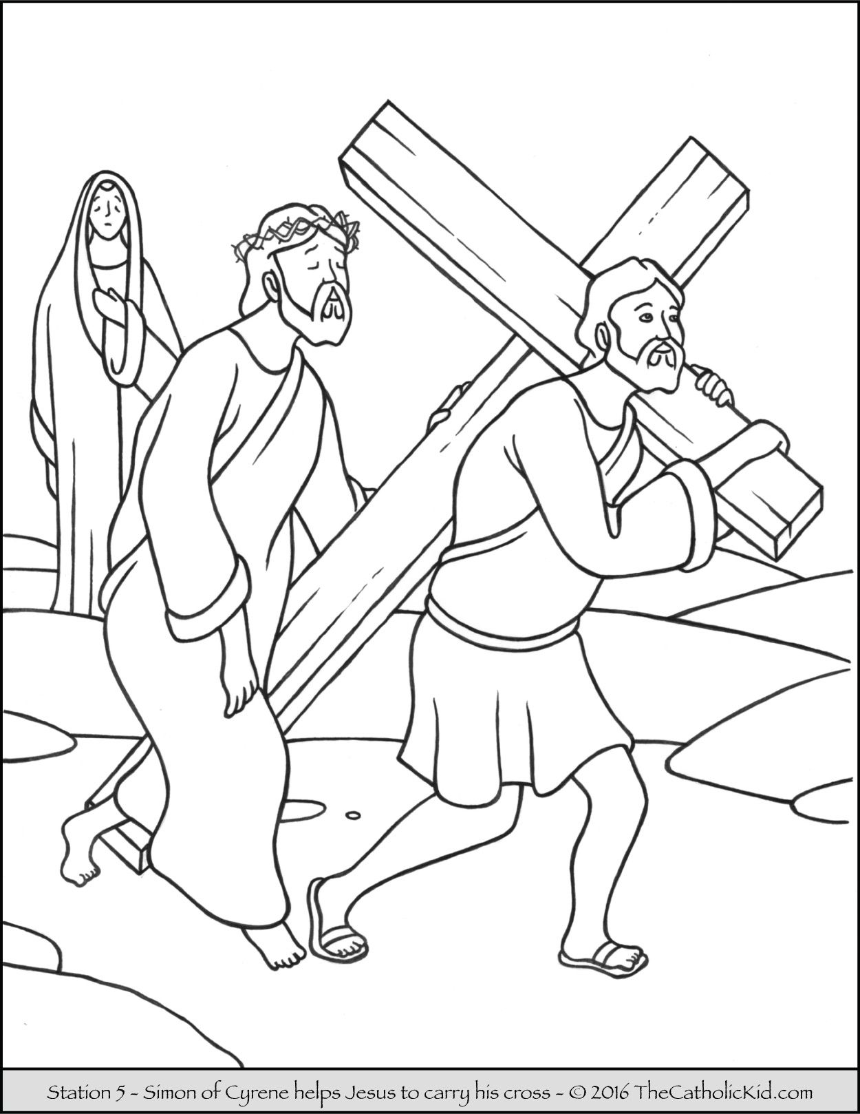 1250x1618 Stations Of The Cross Coloring Pages 5
