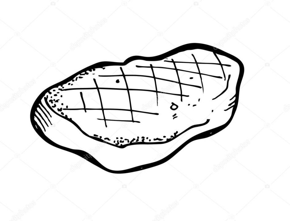 945x721 Steak Coloring Page Junie B Coloring Pages Page Image Clipart