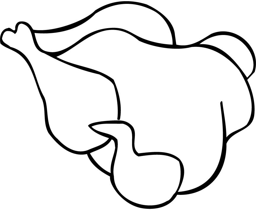 864x708 Beef Coloring Sheets Chicken Page Meat Pages