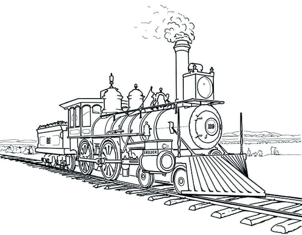 960x747 Surprising Train Engine Coloring Page Train Steam Engine Train