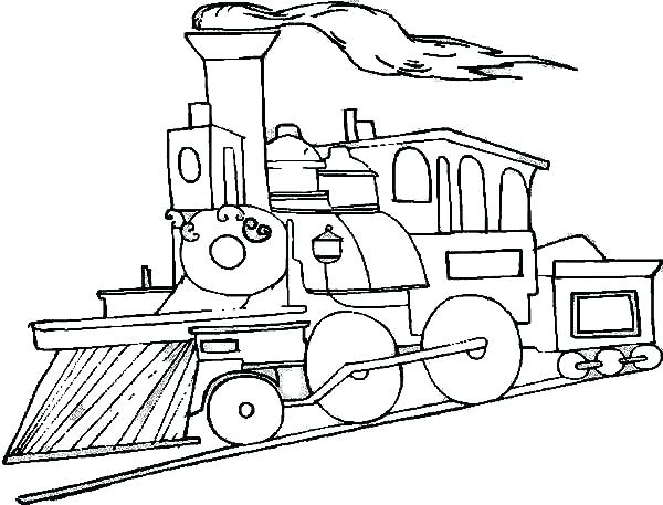 600x457 Steam Train Coloring Pages Impair.co