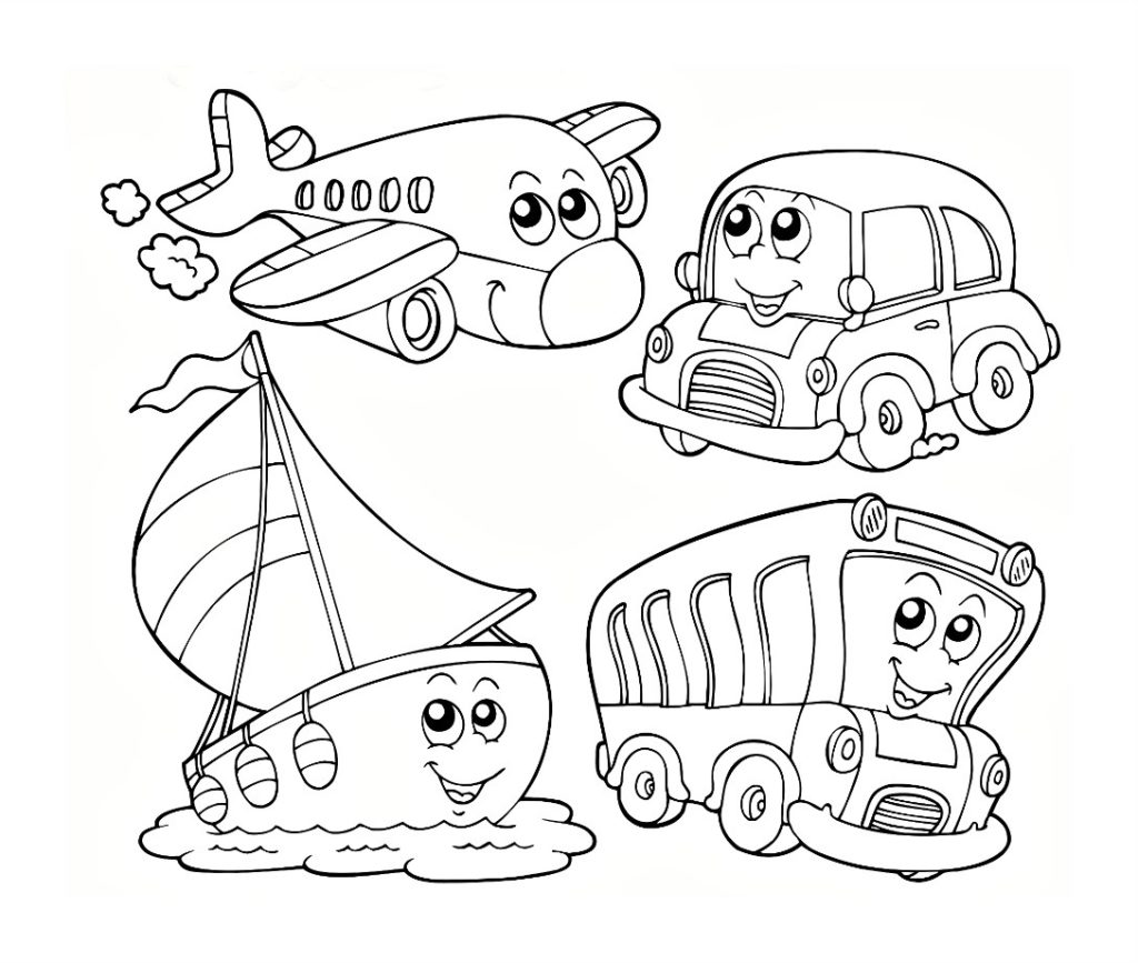 1024x867 Coloring Pages Vehicles 6