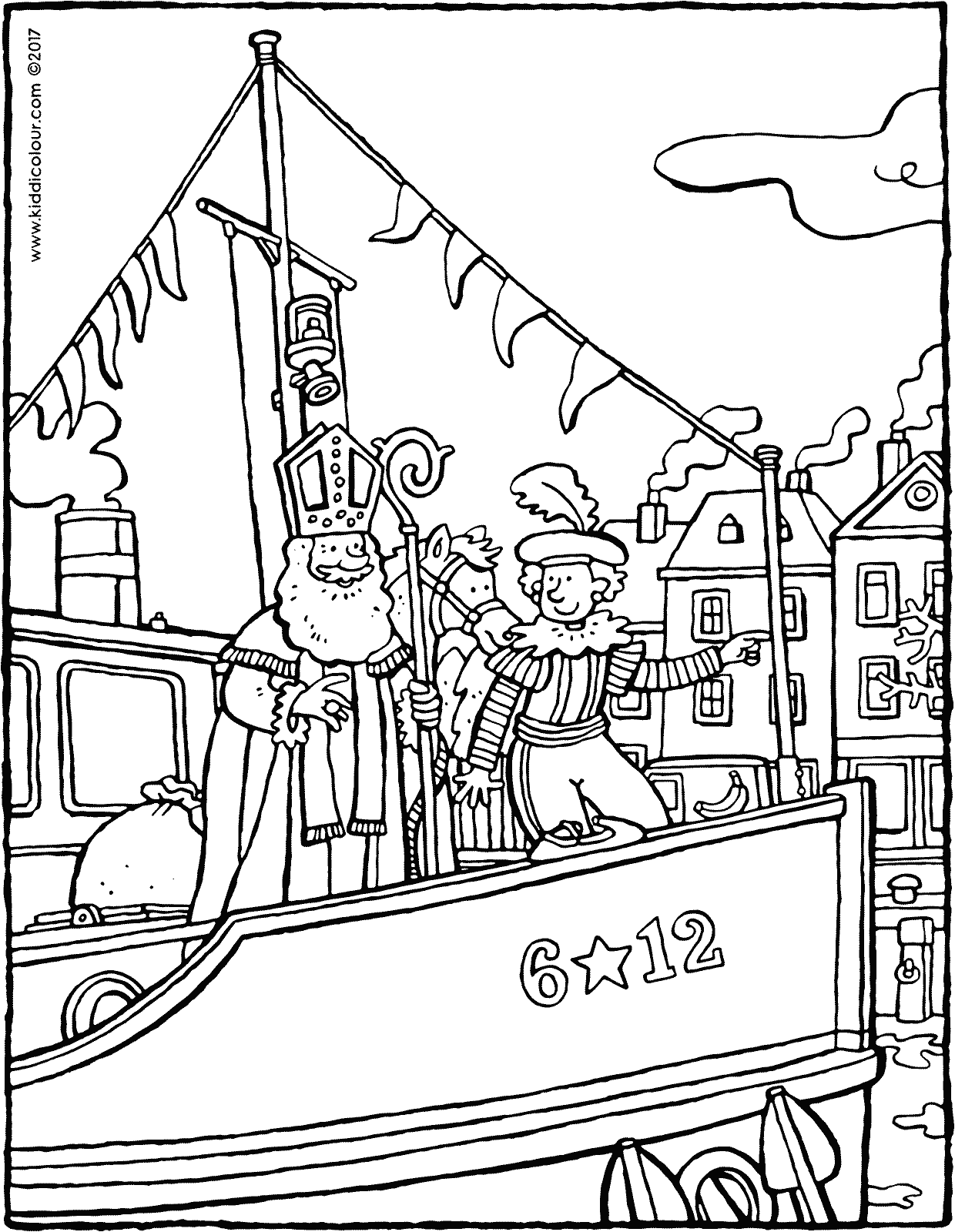 1240x1600 Saint Nicholas And Pete On The Steamboat