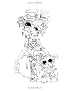 236x305 Sherri Baldy My Besties Steampunk Coloring Book