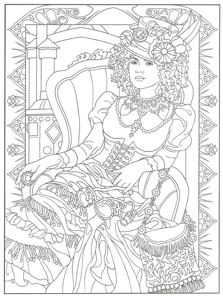 736x983 Dover Coloring Pages