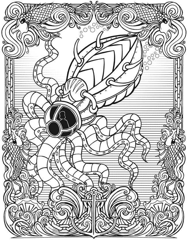 650x833 Free Steampunk Coloring Pages Simply Inspired