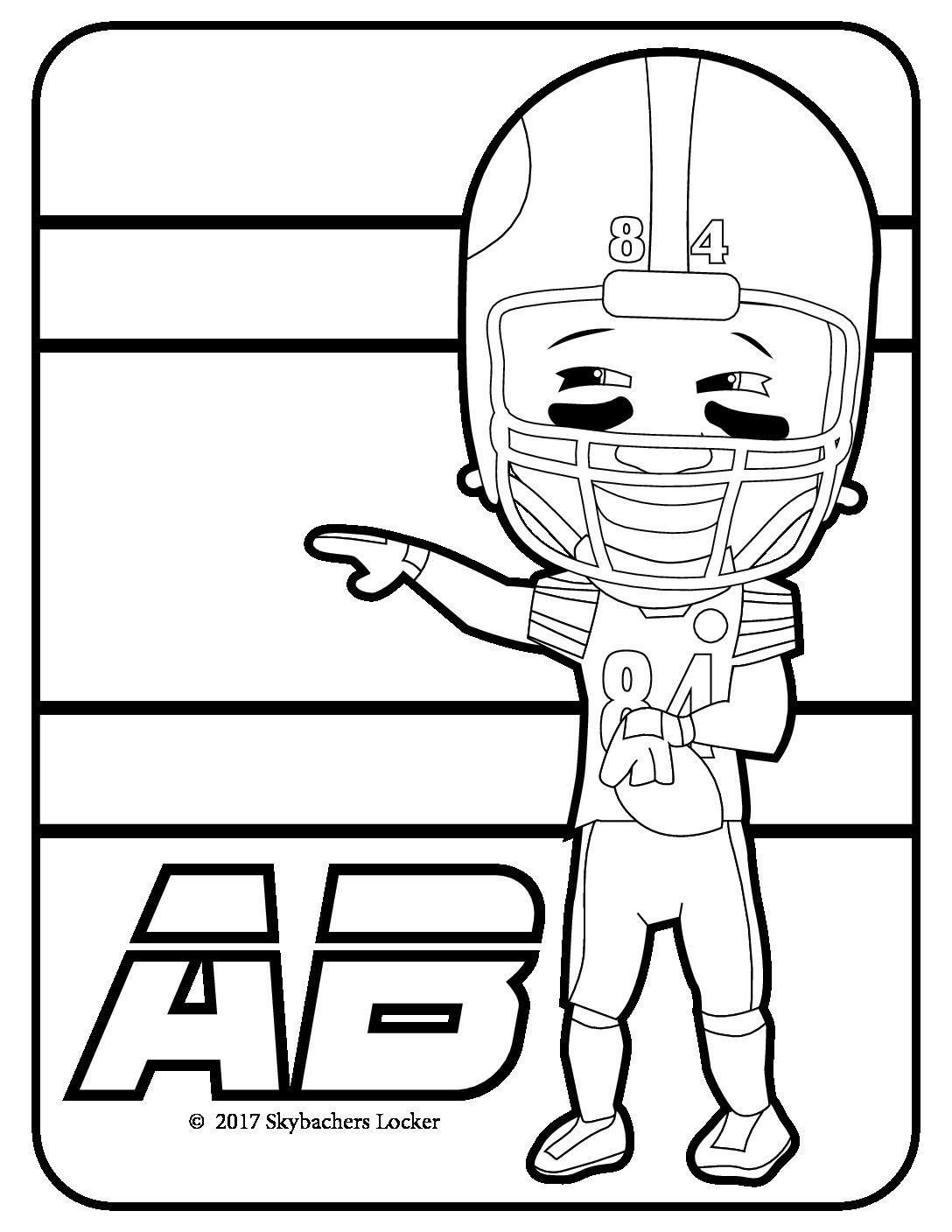1088x1408 Free Steelers Le'Veon Bell Coloring Page Skybacher's Locker