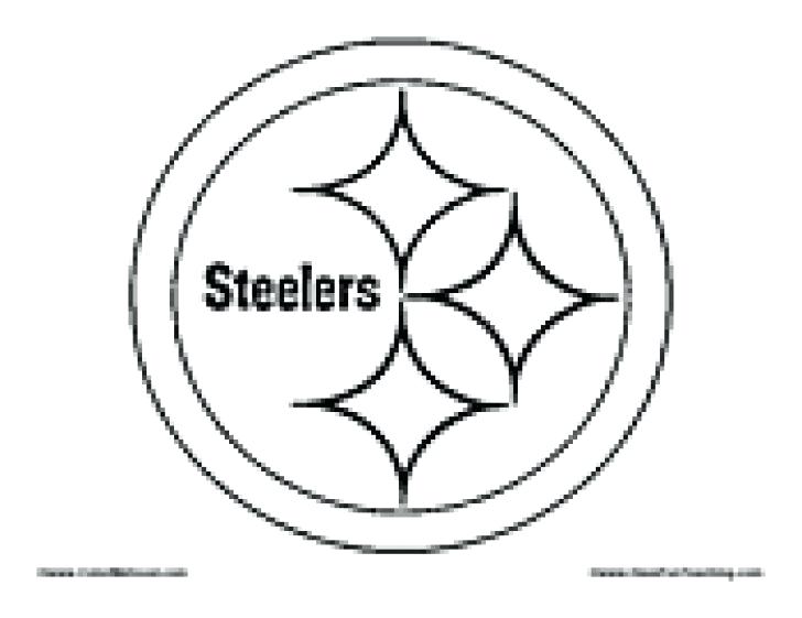 728x561 Steelers Logo Coloring Page Pittsburgh Steelers Logo Coloring