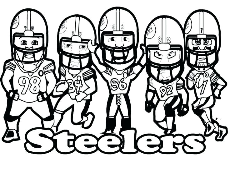 736x547 Steelers Para Colorear Coloring Page A Para Dibujos Para Colorear