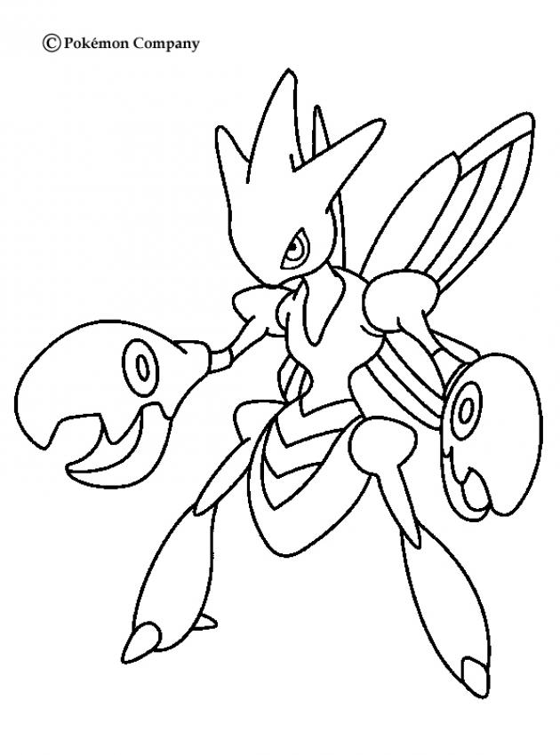 630x850 Scizor Coloring Pages