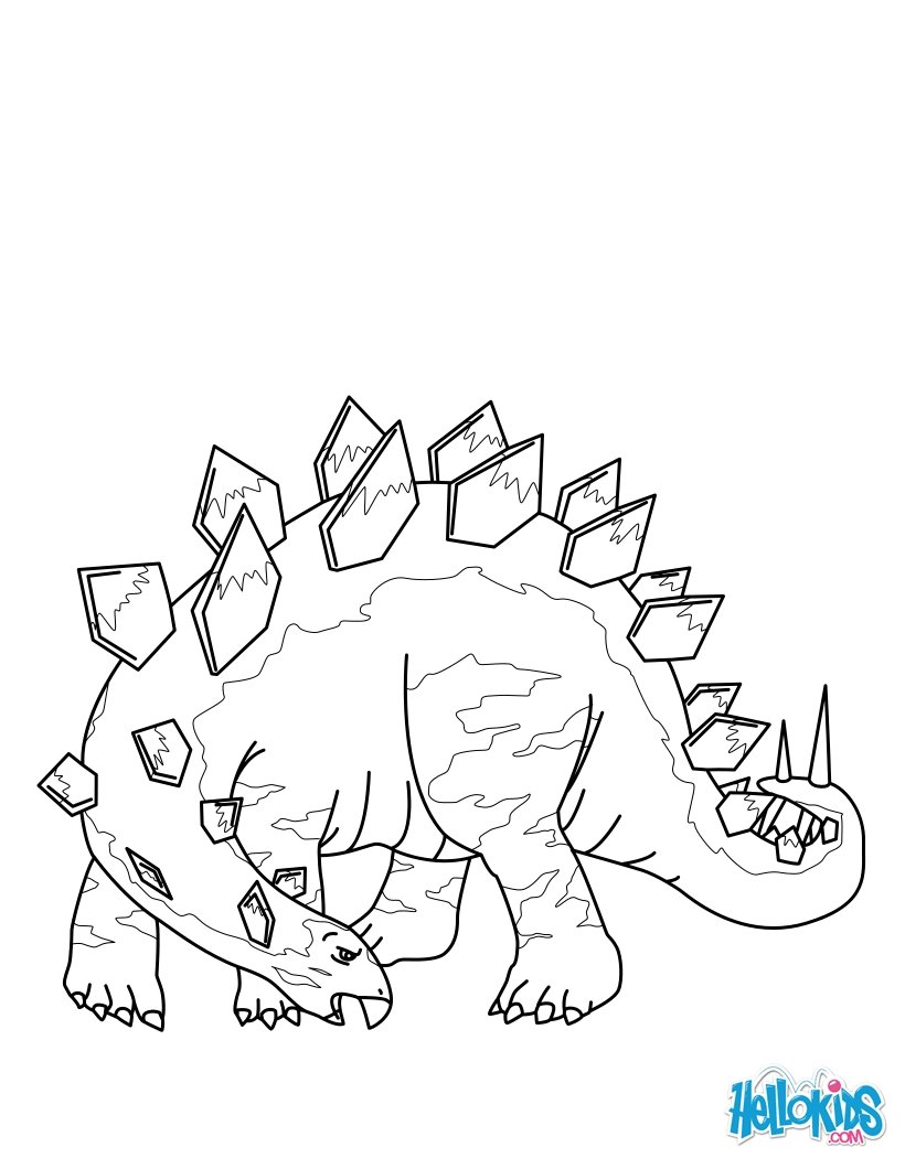 820x1060 Stegosaurus Coloring Pages