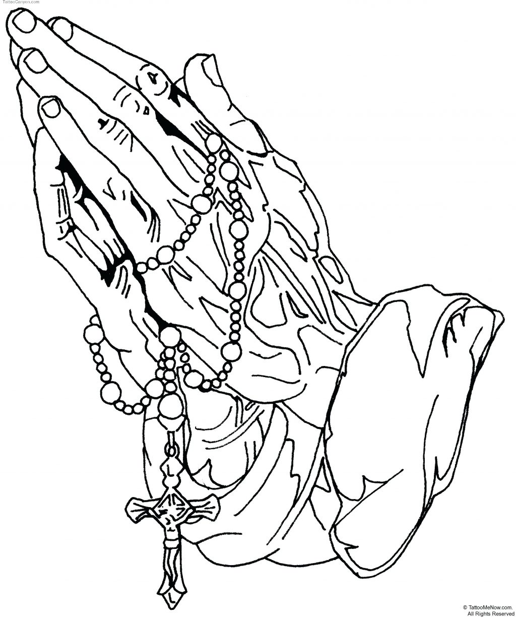 1024x1226 Coloring Page ~ Rosary Coloring Page For Free Tattoo Stencils Pdf