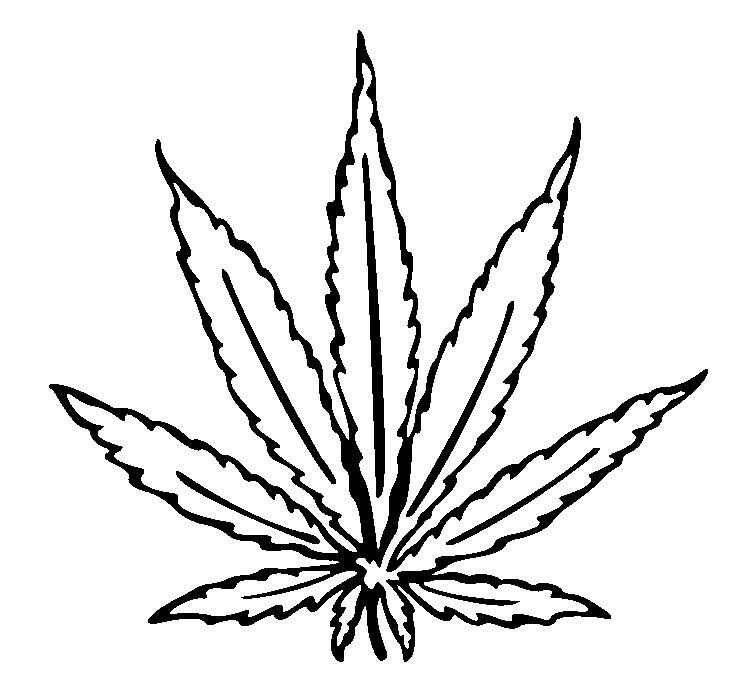 756x683 Marijuana Leaf Coloring Pages Marijuana Leaf Stencil 756683