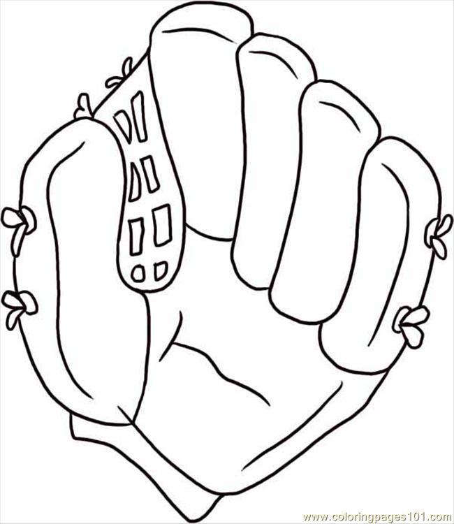 650x750 Baseball Glove Coloring Page Draw A Baseball Glove Step 4 Coloring