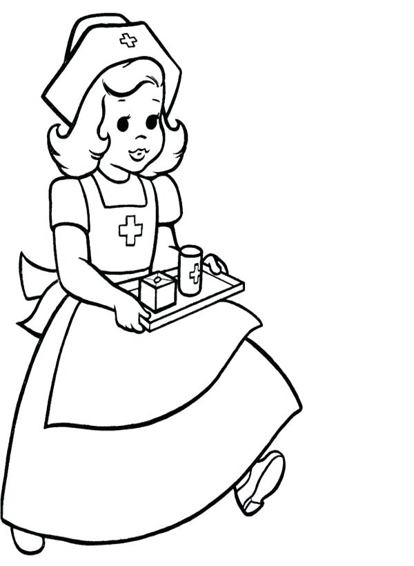 600x820 Nurse Coloring Page Nursing Coloring Book Packed With Pictures