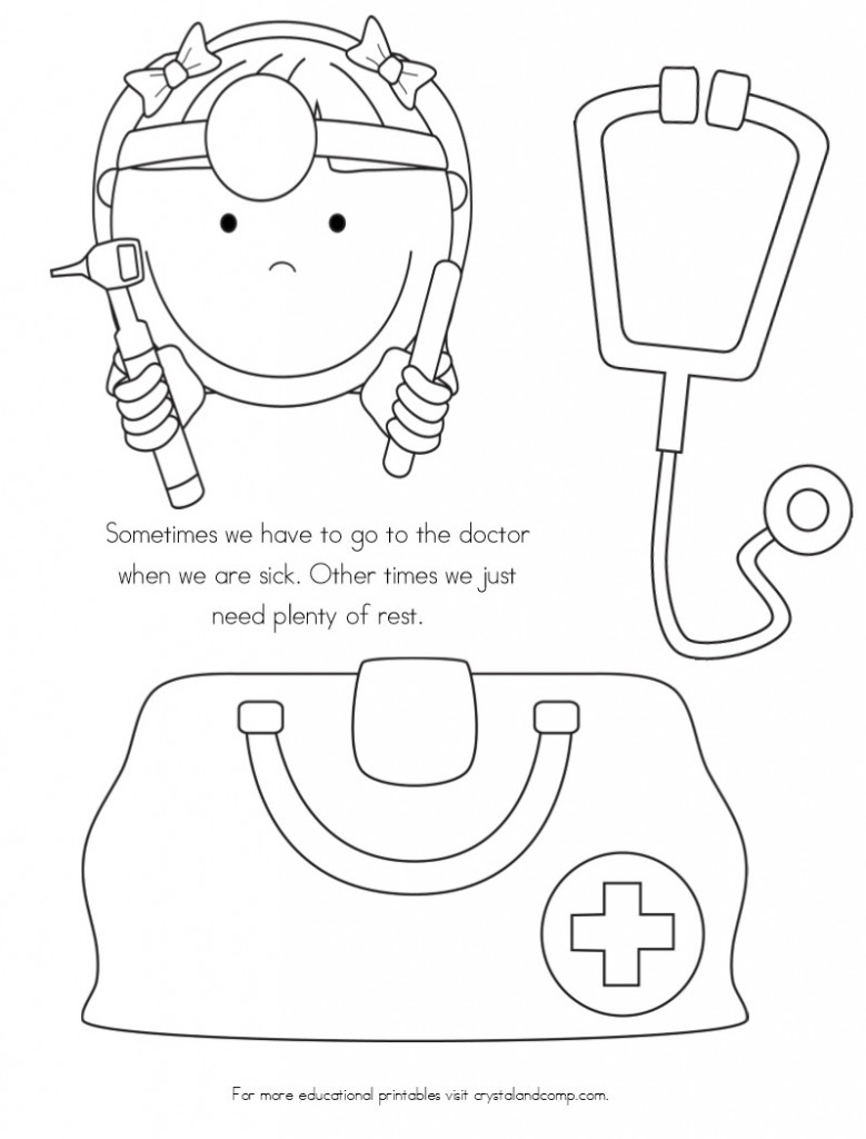 779x1024 Direct Stethoscope Coloring Page Ultra Pages O