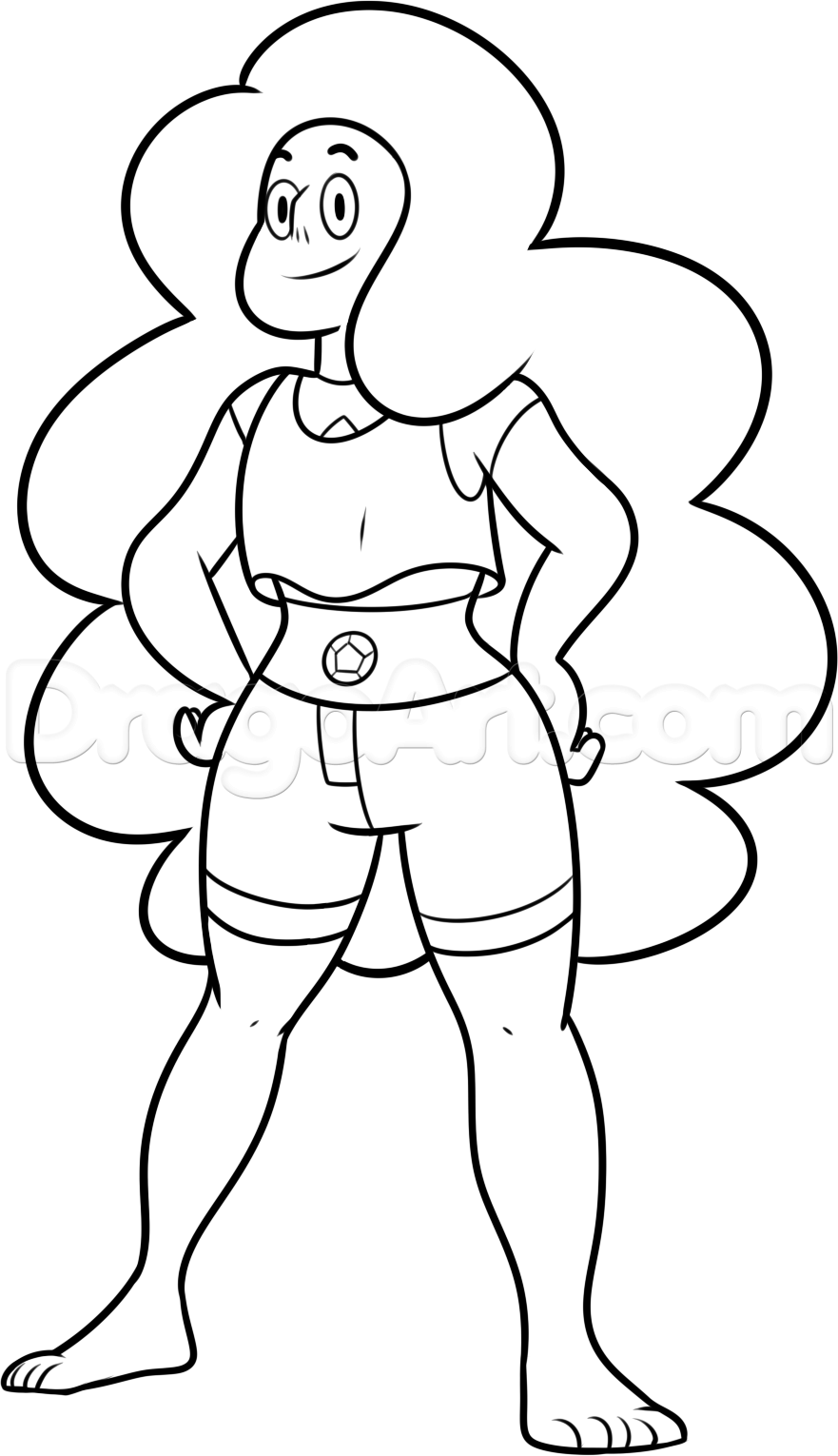 881x1530 Pages Universe Coloring Steven Character Stevonnie Coloring