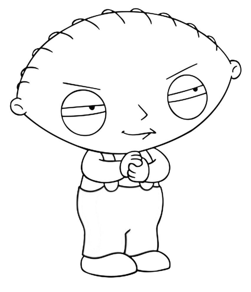 851x990 Awesome Free Family Guy Free Coloring Pages Printable Colouring
