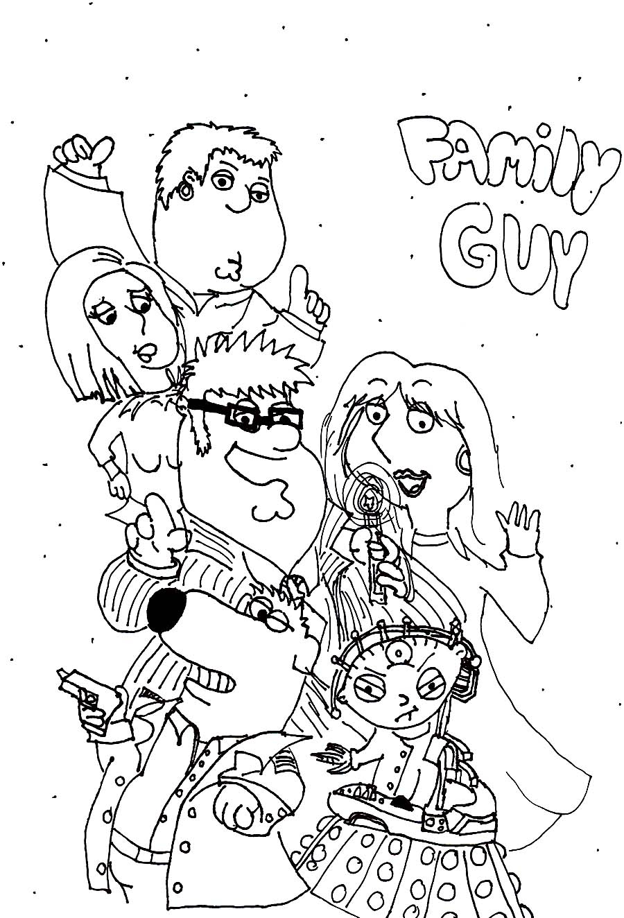 900x1324 Family Guy Coloring Pages Luxury Printable Family Guy Coloring