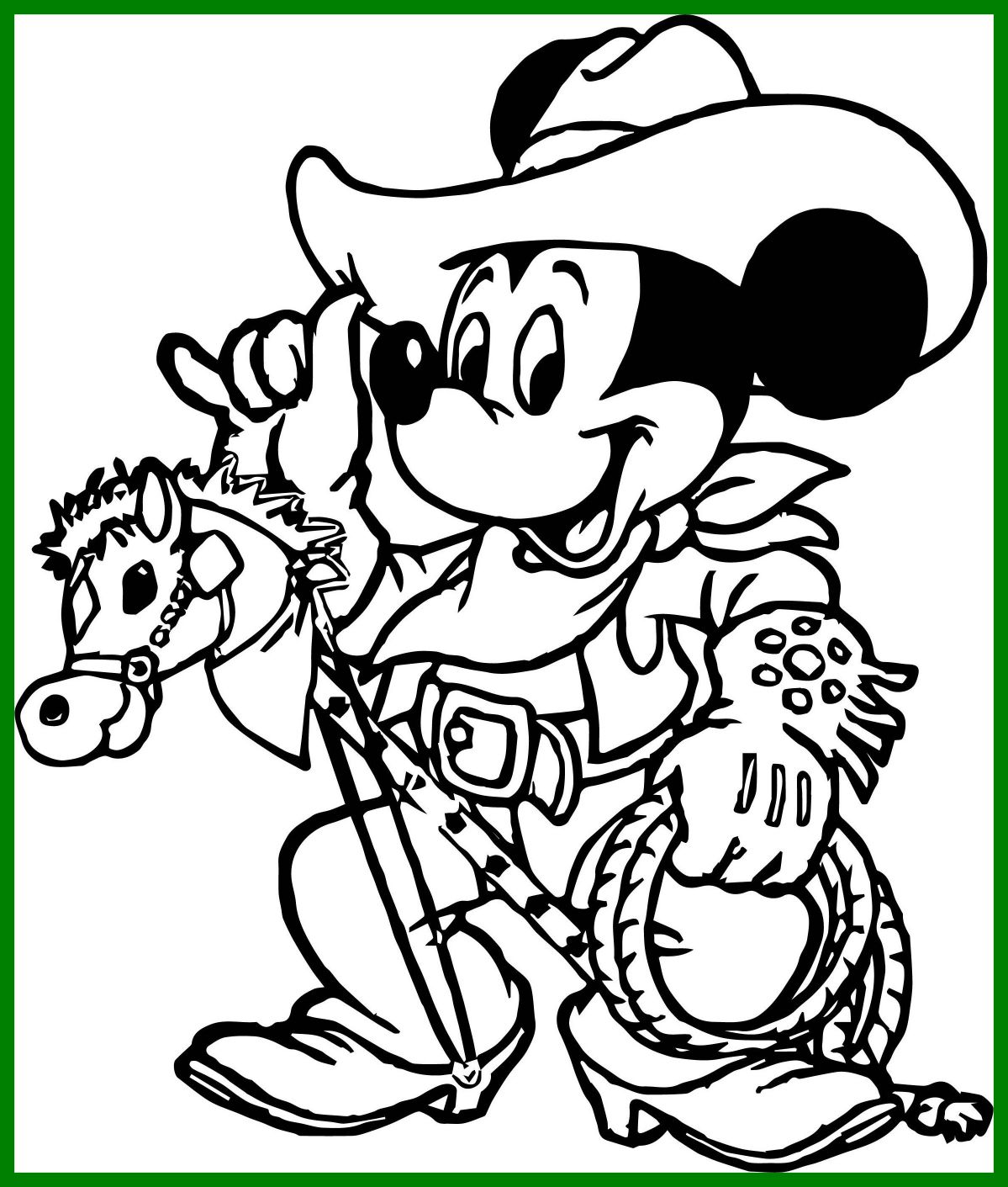 Stick Coloring Page