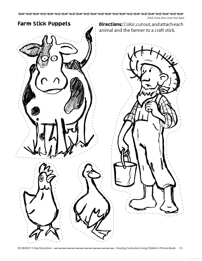 685x886 Click Clack Moo Cows That Type Coloring Pages Click Clack Moo