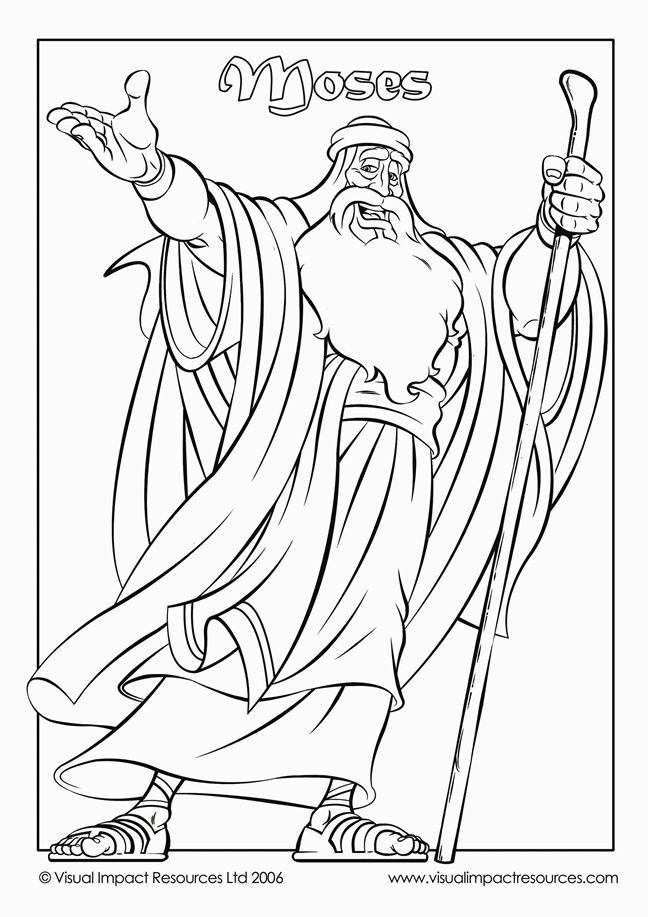648x917 Moses Coloring Pages==good Moses Page, Could Be Colored, Cut Out
