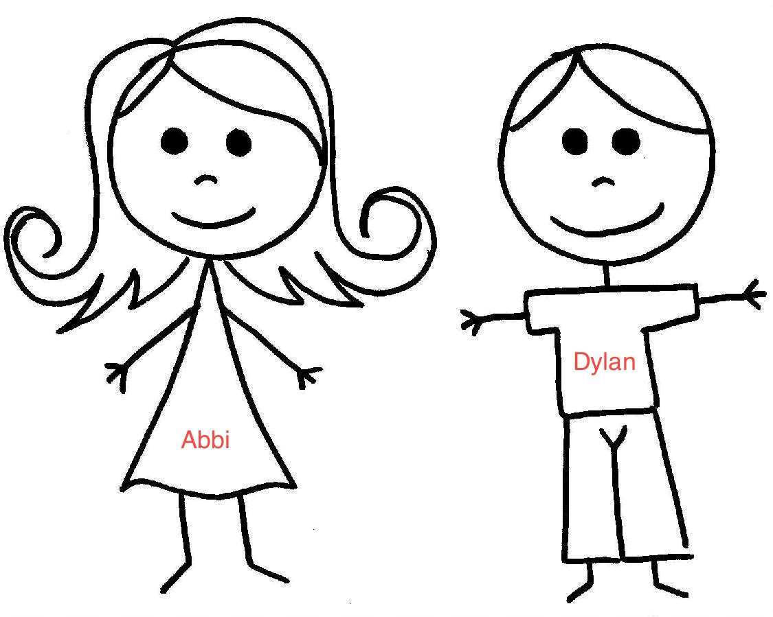 1125x899 Image Of Stick Family Clipart