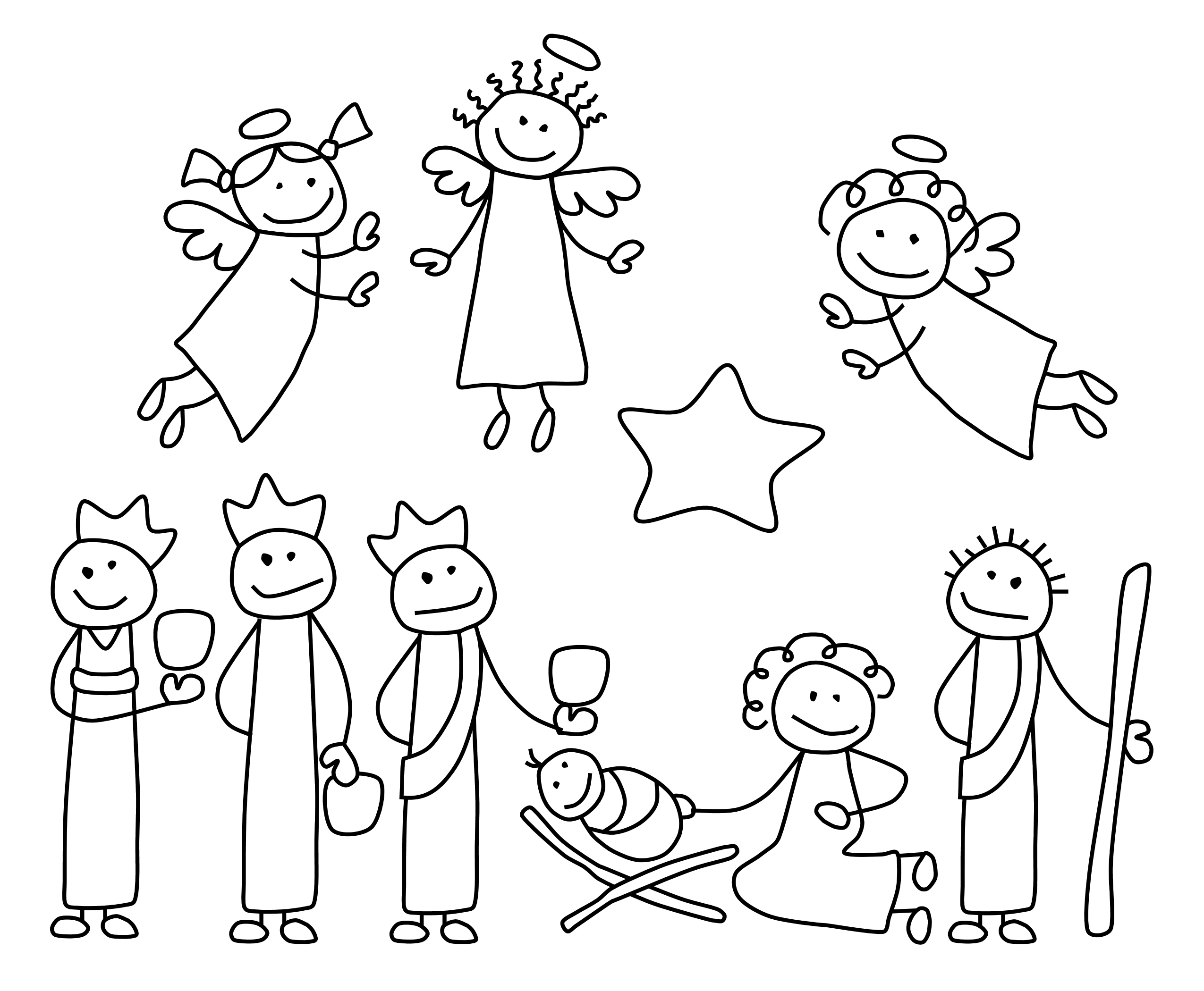 2550x2100 Preview Stick Figures Holding Blank