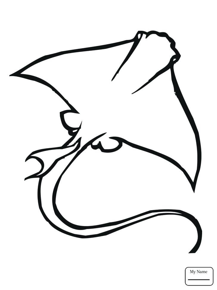728x971 Stingray Coloring Pages Medium Size Of Stingray Coloring Page