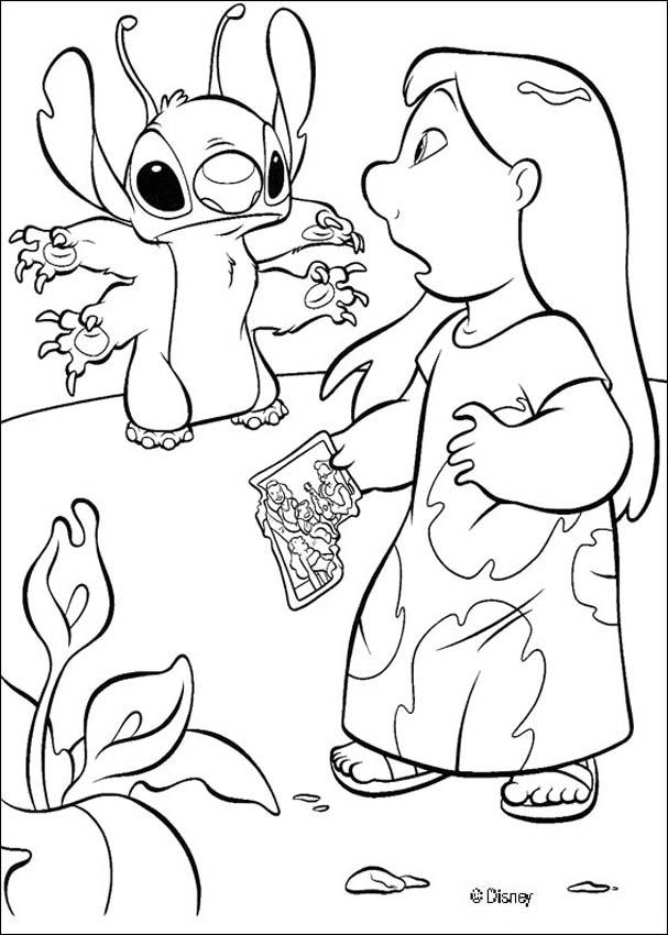 607x850 Lilo And Stitch Coloring Pages